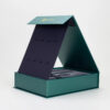 Custom Odd-Shaped Green Magnetic Rigid Box with Foam Insert Custom Odd-Shaped Green Magnetic Rigid Box with Foam Insert