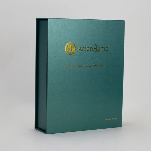 Custom Odd-Shaped Green Magnetic Rigid Box with Foam Insert Custom Odd-Shaped Green Magnetic Rigid Box with Foam Insert