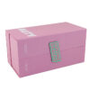 Double-Door Cosmetic Gift Set Box with Round Display Insert