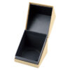 Logo Printed Kraft Hinged Candle Box with Black Inner Tray