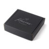 Luxury Black Jewelry Mailer Packaging Box with Foam Insert