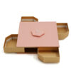 Pink Gold Four-Drawer Rigid Gift Box with Crystal Handle Pink Gold Four-Drawer Rigid Gift Box with Crystal Handle