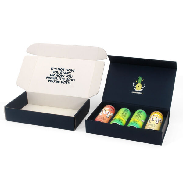 Printed Tequila Soda Can Mailer Box