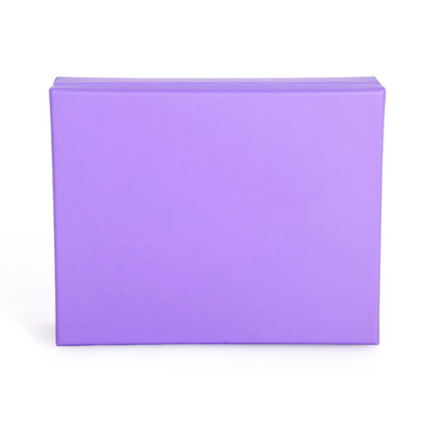 Purple Book Style Gift Box with Holographic Slotted Insert Purple Book Style Gift Box with Holographic Slotted Insert