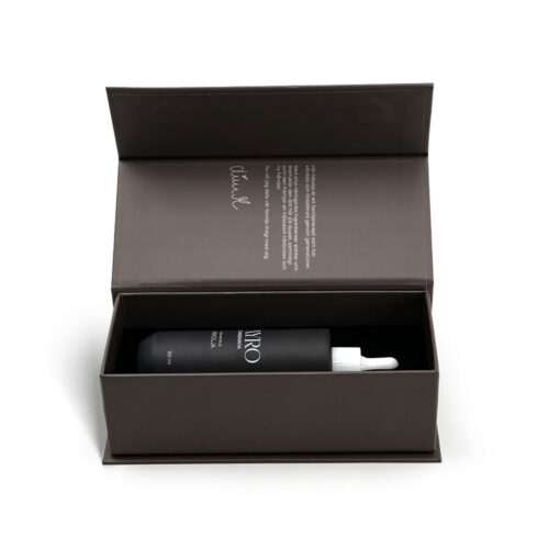 Rigid Magnetic Hair Oil Dropper Box with Velvet Foam Insert