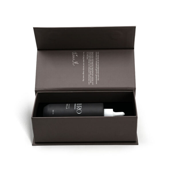 Rigid Magnetic Hair Oil Dropper Box with Velvet Foam Insert Rigid Magnetic Hair Oil Dropper Box with Velvet Foam Insert